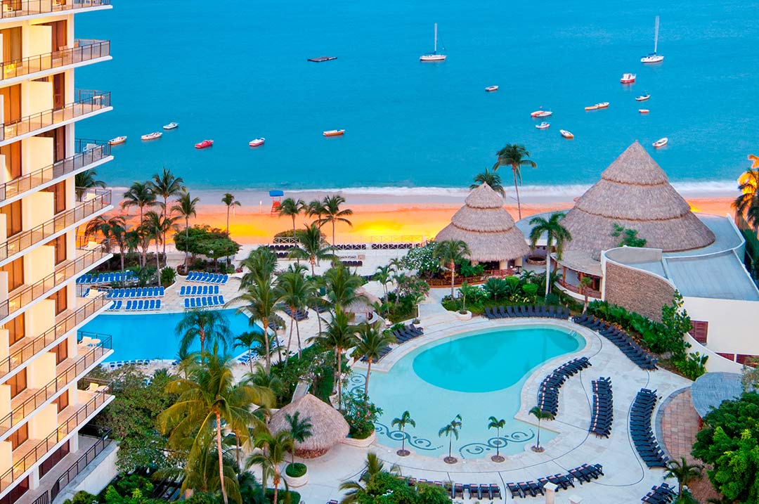 Ariel view of the resort