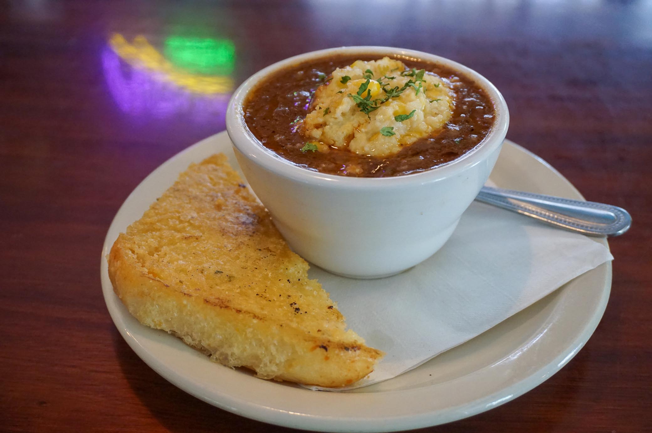 Image of Maw Maw’s Grillades at BB’s Cafe - one of the great places to eat in Houston.