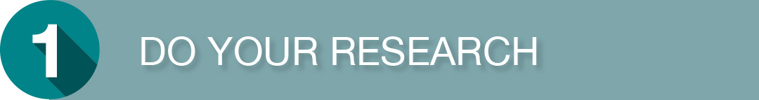 Graphic Subhead - Do your research - a great conversation starter