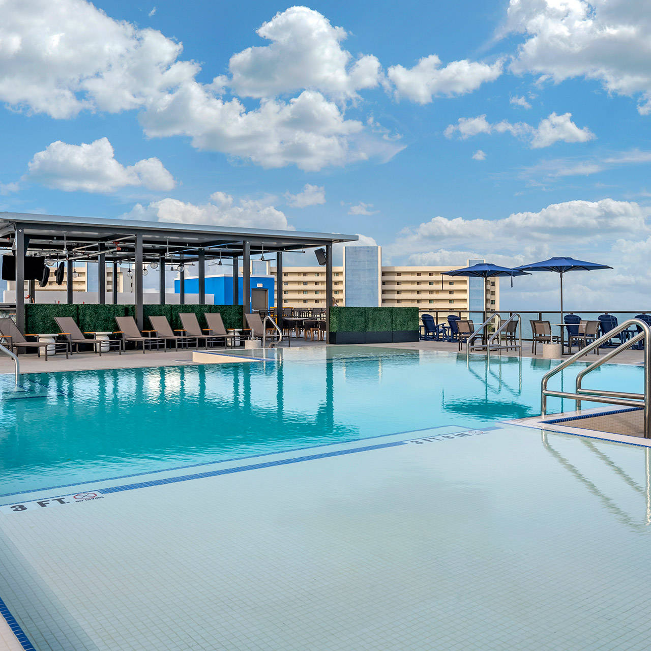 Cambria Hotel rooftop pool
