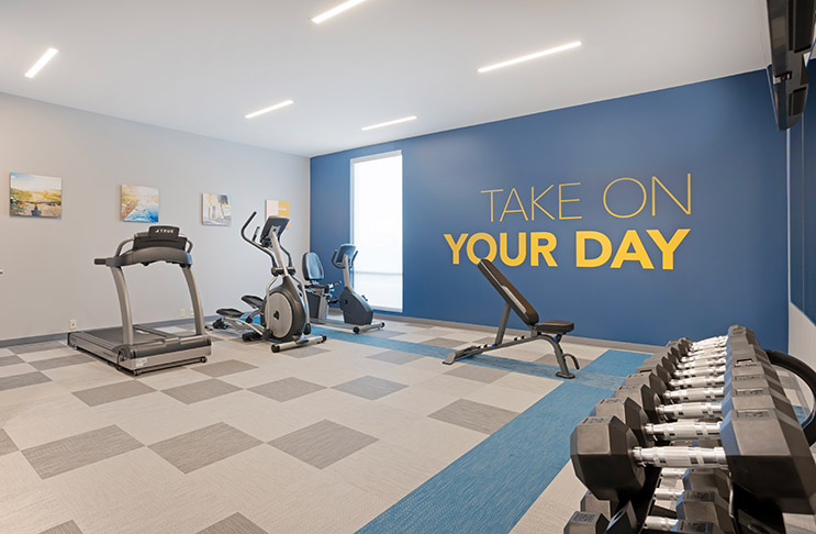 a view of gym 