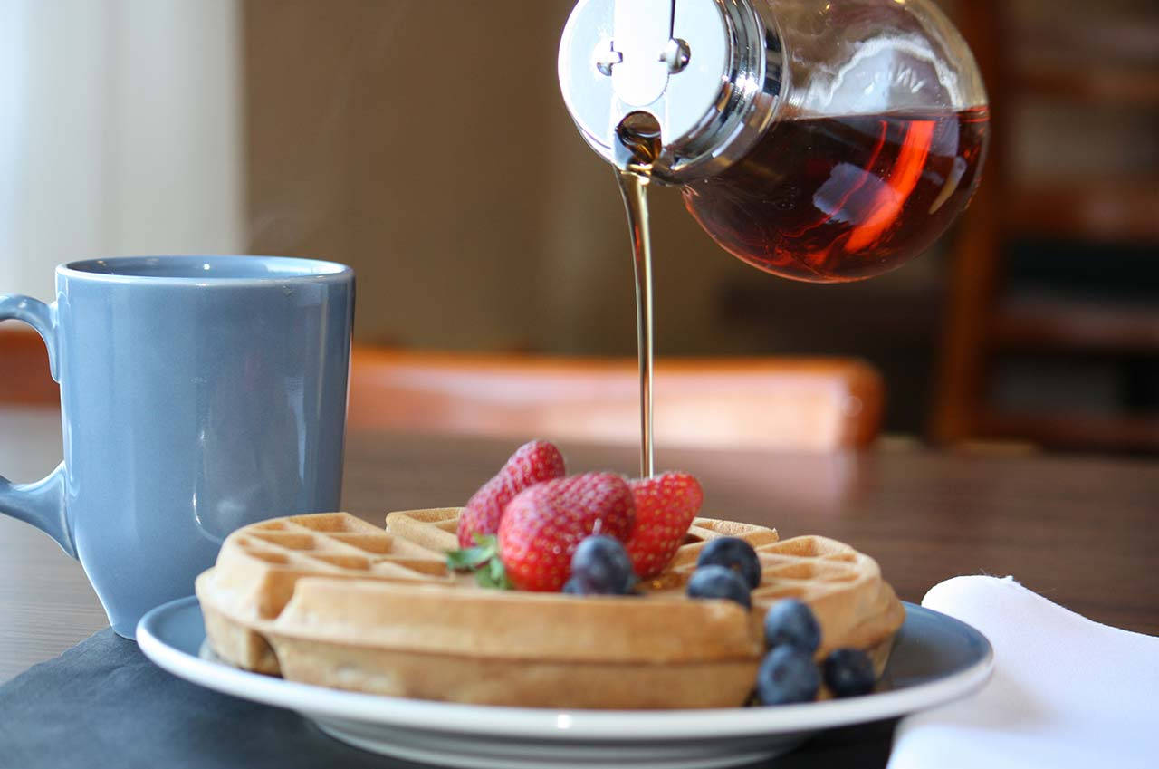 waffle breakfast