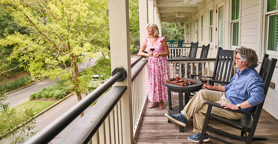 senior couple enjoying time together