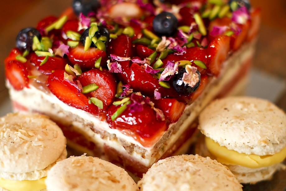 Dessert at the Black Star Bakery, Australia Street, Newtown, 