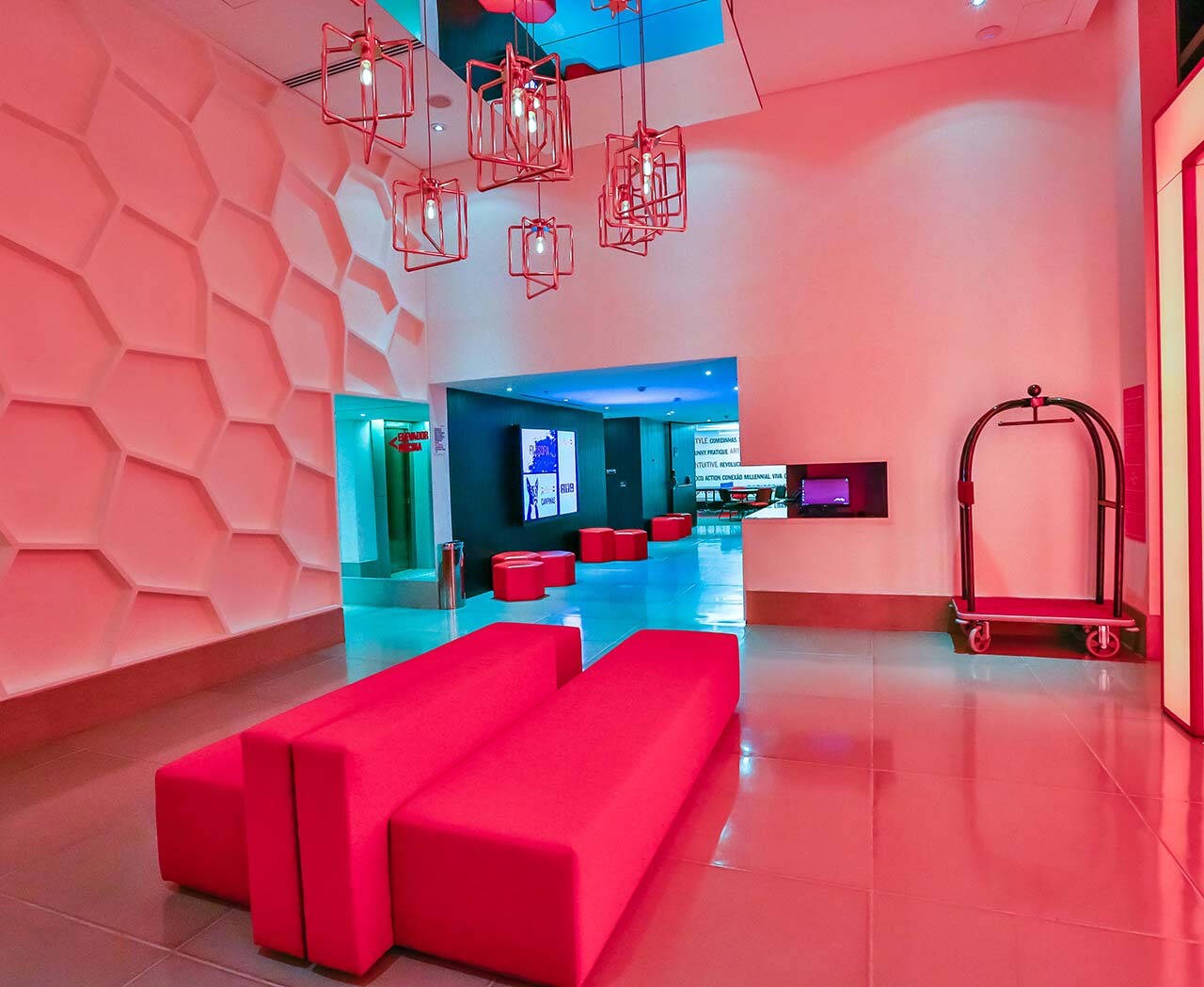 Radisson RED Campinas, Brazil lobby
