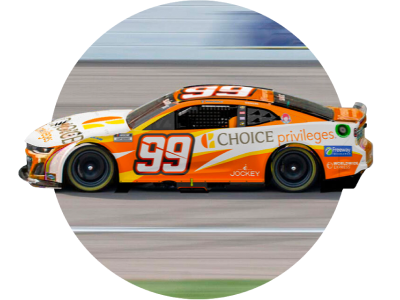choice privileges nascar car