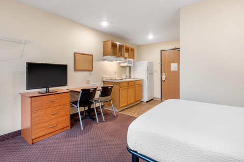 Guest room with added amenities | Suburban, Huntsville AL Hotels