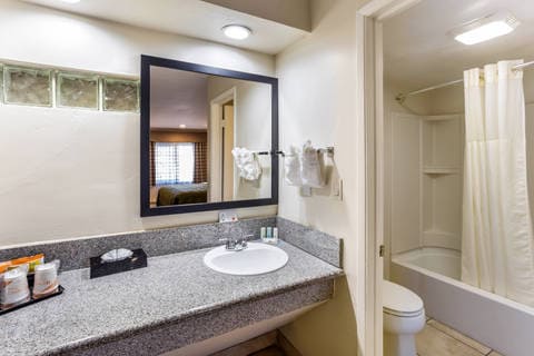 Bathroom in guest room | Quality Inn, Escondido CA Hotels