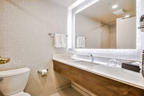 Vanity in bathroom | Comfort Inn, Calgary AB Hotels