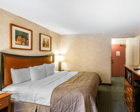 Guest room with king bed