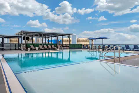 Outdoor pool | Cambria, Madeira-beach FL Hotels