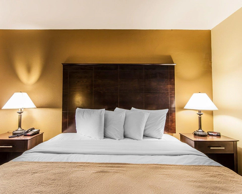 Elegantly appointed guest room | Quality Inn and Suites, Bremen GA Hotels