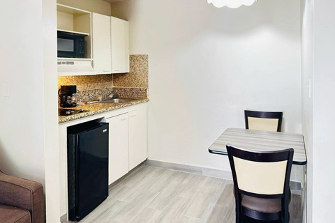 Guest room with added amenities | Suburban, Savannah GA Hotels