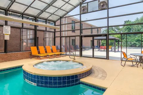 Indoor pool with hot tub | Comfort Inn, Perry GA Hotels