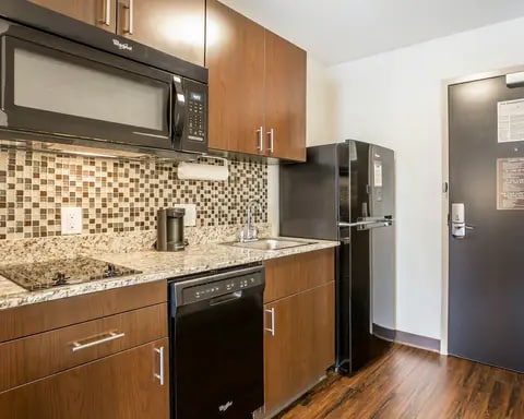 Well-equipped suite