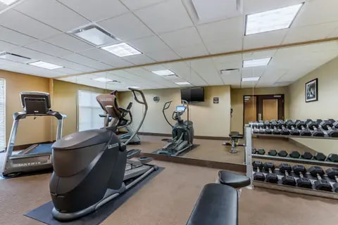 Exercise room | Sleep Inn, Ames IA Hotels