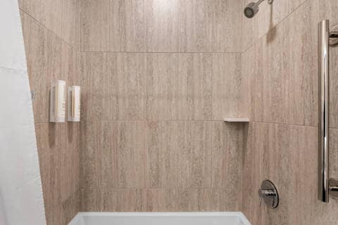 Bathroom in guest room | Clarion, Mattoon IL Hotels