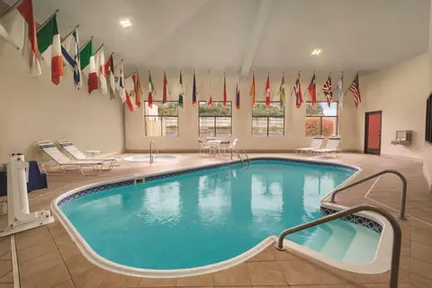 Indoor Pool/Courtyard | Radisson, Rockford IL Hotels
