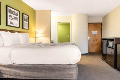 Spacious guest room | Sleep Inn, Columbus IN Hotels