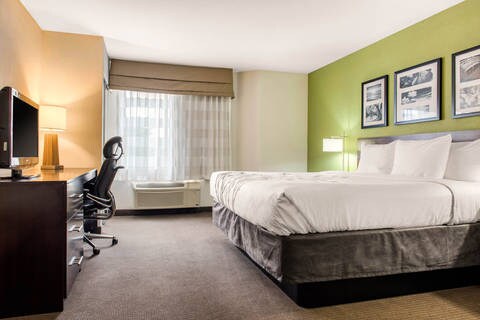 Spacious guest room | Sleep Inn, Columbus IN Hotels