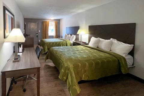 Guest room with two beds | Econo Lodge, Columbus IN Hotels