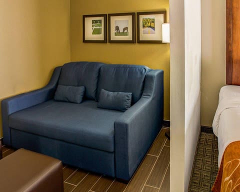 Guest room with sitting area | Comfort Suites, Georgetown KY Hotels