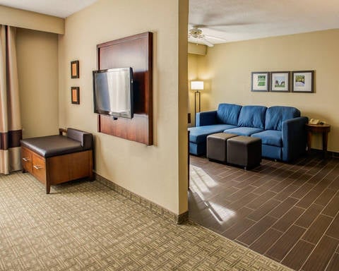 Spacious suite with sofa sleeper | Comfort Suites, Georgetown KY Hotels