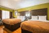 Spacious room with queen beds | Quality Inn, Deridder LA Hotels