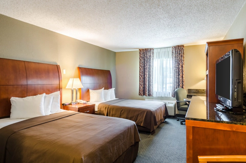 Guest room with two beds | Quality Inn, Chicopee MA Hotels
