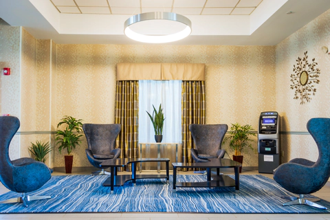 Lobby with sitting area | Comfort Inn, Plainville MA Hotels