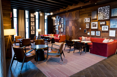 Hotel lobby | Cambria, Somerville MA Hotels