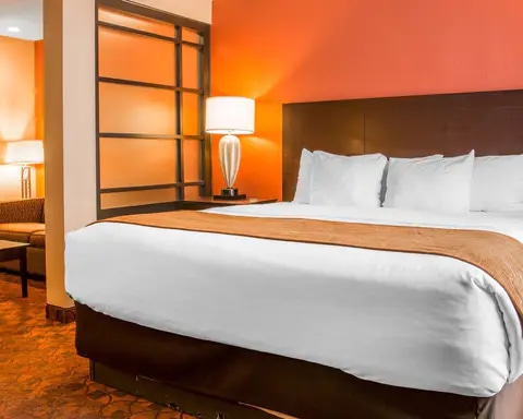 Suite with king bed | Comfort Inn and Suites, Mount Pleasant MI Hotels