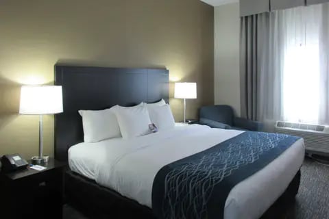 Guest room with one bed | Comfort Inn, Port-huron MI Hotels