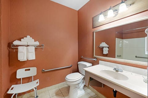 Accessible bathroom | Quality Inn, Bemidji MN Hotels