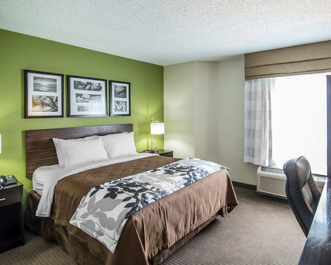 Spacious guest room