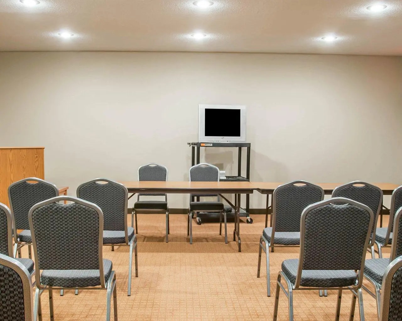 Meeting room with classroom-style setup | Camdenton, MO | Sleep Inn and Suites | Lake of the Ozarks