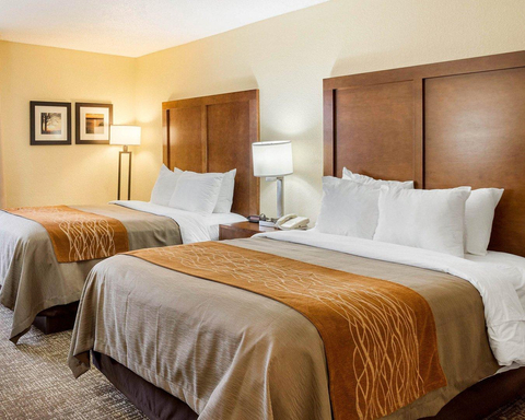 Guest room with double beds | Comfort Inn hotel in Olive Branch, MS