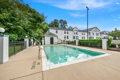 Outdoor pool | Clarion, Apex NC Hotels