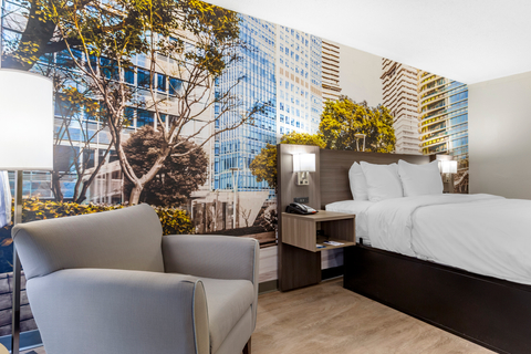 Guest room with king bed(s) | Clarion, Raleigh NC Hotels