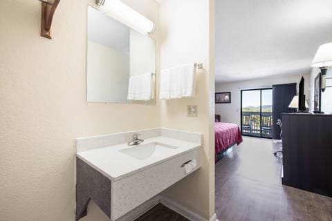 Bathroom in guest room | Econo Lodge, Waynesville NC Hotels
