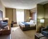 Spacious room with flat-screen television