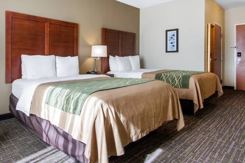 Spacious room with queen beds | Comfort Inn, Norman OK Hotels