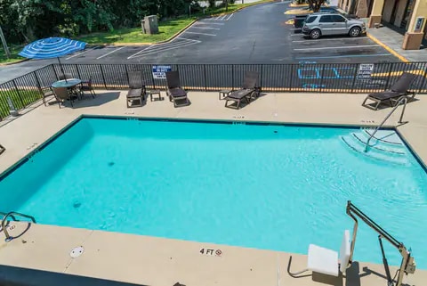Outdoor pool | Quality Inn, Greer SC Hotels