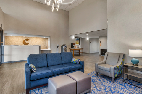 Lobby with sitting area | Comfort Inn, Greer SC Hotels