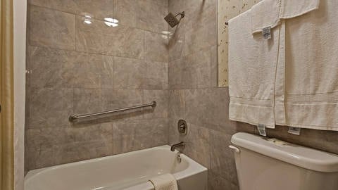 Bathroom | Quality Inn, Ennis TX Hotels