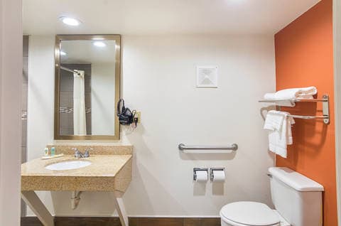 Bathroom in guest room | Quality Inn, Amarillo TX Hotels