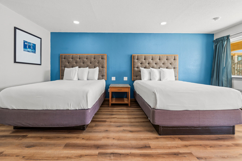 Guest room with two beds | Econo Lodge, Sealy TX Hotels