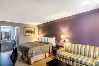 Guest room with king bed(s) | Rodeway Inn, Arlington TX Hotels