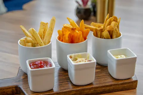 Assorted menu items | Cambria, Austin TX Hotels