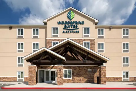 Hotel exterior | WoodSpring, Humble TX Hotels